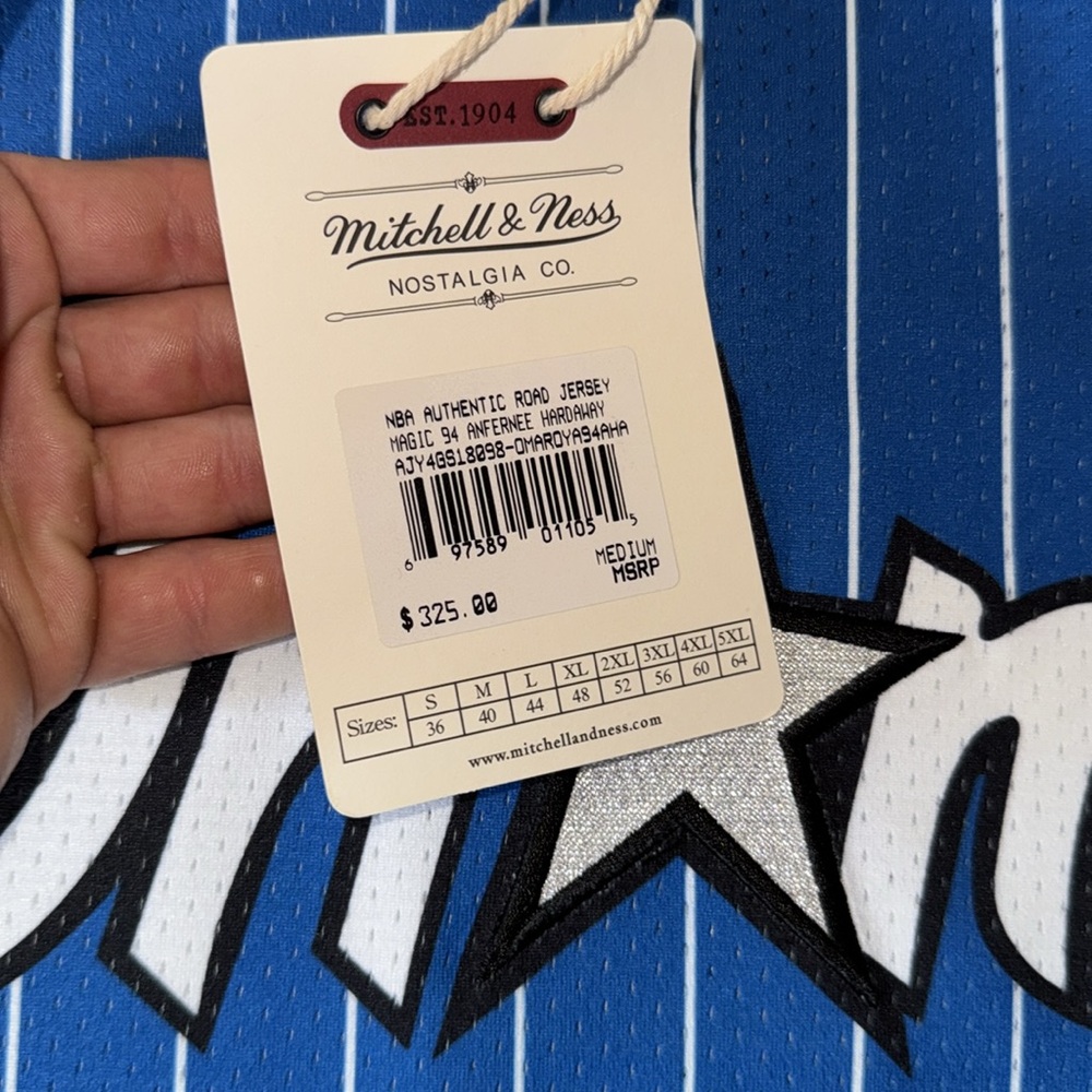 Orlando Magic Penny Hardaway Basketball Jersey Mitchell & Ness - Picture 4 of 7